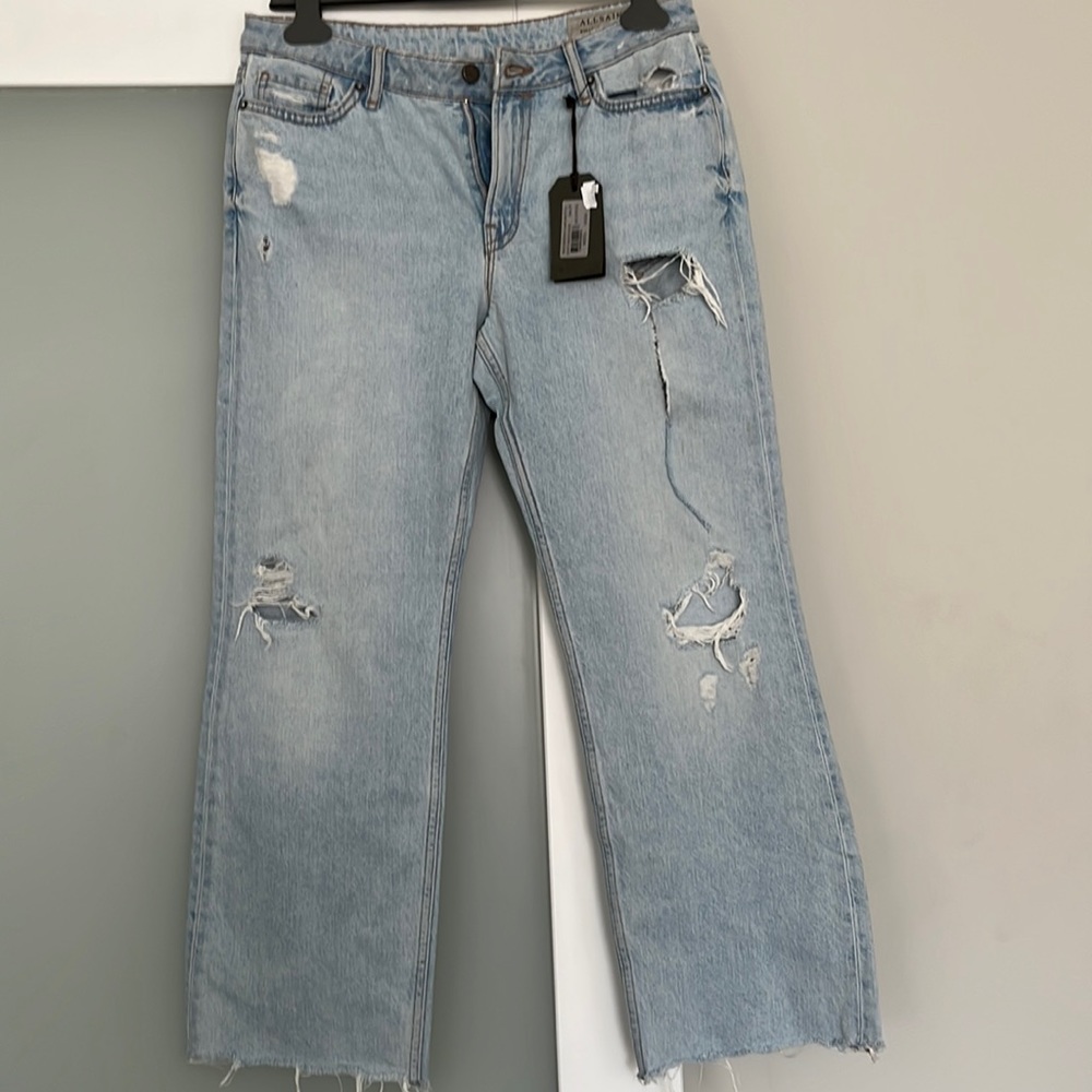 All saints distressed ankle jeans brand new with tags